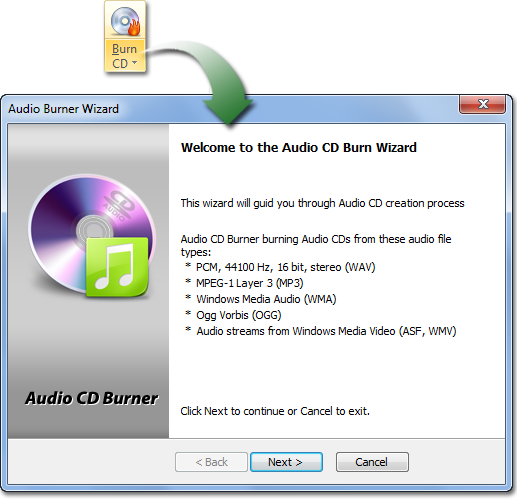 Audio CD Burner